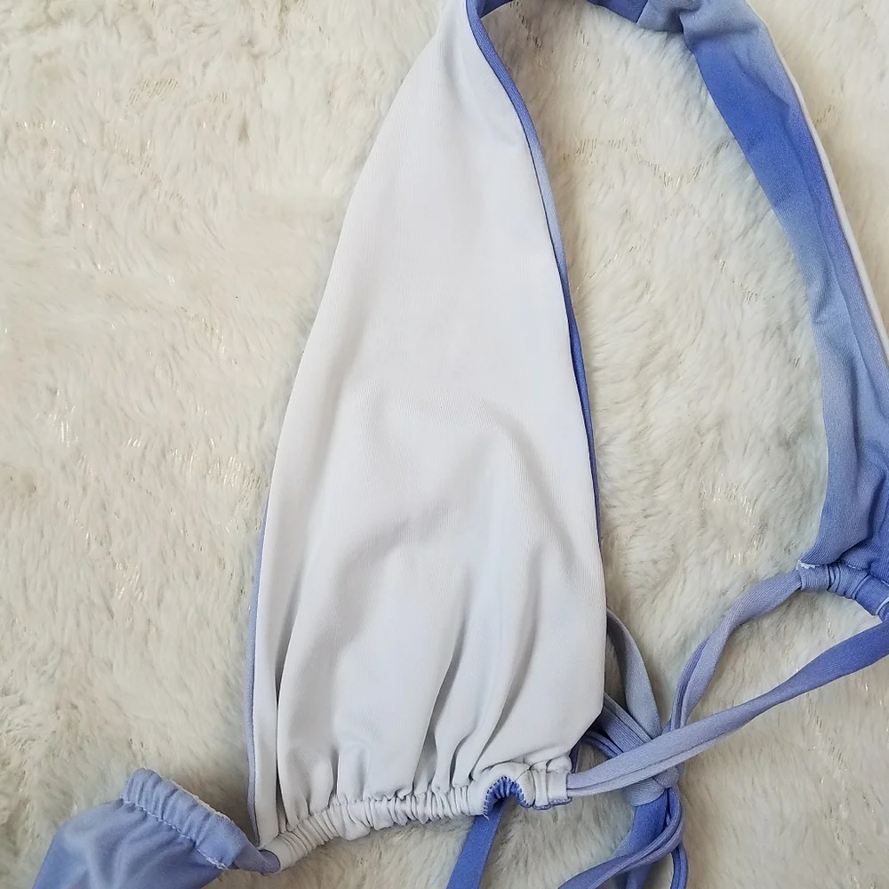 Monday Swimwear Barbados Bikini Set Swimsuit in Cloud Small/Medium
